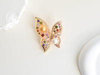 6-15mm Multicolor South Sea Pearl Brooch