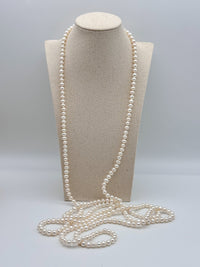 7-8mm Freshwater Pearl Rope Length Necklace