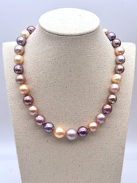 Multicolor Edison Freshwater Pearl Choker Necklace