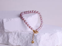 Purple Edison Freshwater Pearl Bracelet