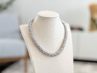 Twisted Freshwater Pearl Choker Necklace