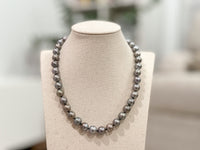 10-11mm Multicolor Gray Tahitian Pearl Choker Necklace